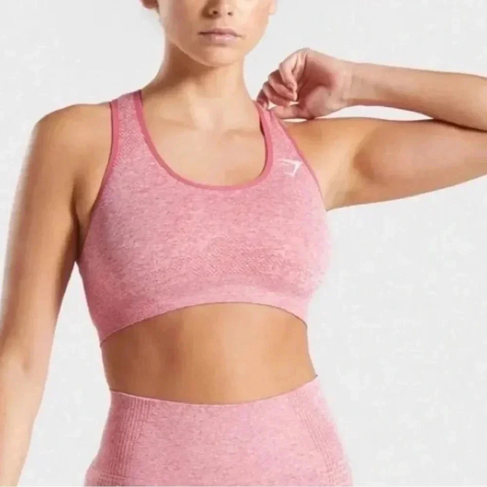 Gymshark coral Women's Vital Seamless Sports Bra Size small - Picture 7 of 8
